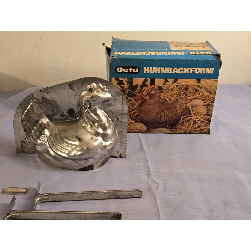 Chicken Baking Mold Butter Mold Cookie Mold Vintage